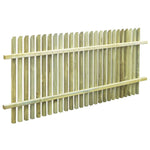 ZNTS Garden Fence Impregnated Pinewood 170x75 cm 45143