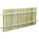 ZNTS Garden Fence Impregnated Pinewood 170x75 cm 45143