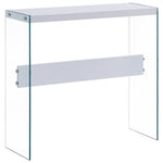 ZNTS Console Table White 82x29x75.5 cm MDF 247300