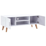 ZNTS TV Cabinet White 120x40x46 cm MDF 247307