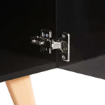 ZNTS TV Cabinet Black 120x40x46 cm MDF 247308