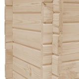 ZNTS Garden Raised Bed 100x100x80 cm Solid Pinewood 45177