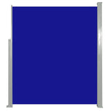 ZNTS Retractable Side Awning 160 x 500 cm Blue 45462