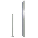 ZNTS Retractable Side Awning 160 x 500 cm Blue 45462