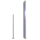 ZNTS Retractable Side Awning 160 x 500 cm Blue 45462
