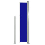 ZNTS Retractable Side Awning 160 x 500 cm Blue 45462
