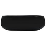 ZNTS Wash Basin 44.5x39.5x14.5 cm Ceramic Black 143906