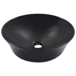 ZNTS Wash Basin 41x12.5 cm Ceramic Black 143908