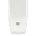 ZNTS Wall-mounted Urinal Privacy Screen Ceramic White 143852