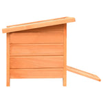ZNTS Cat House Solid Pine & Fir Wood 50x46x43.5 cm 170640