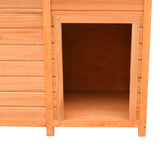 ZNTS Dog Cage Solid Pine & Fir Wood 120x77x86 cm 170641