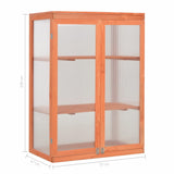 ZNTS Greenhouse Wood 75x47x109 cm 170646