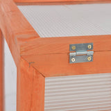ZNTS Greenhouse Wood 75x47x109 cm 170646