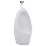 ZNTS Wall Mounted Urinal with Flush System Ceramic 143983