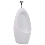 ZNTS Wall Mounted Urinal with Flush System Ceramic 143983