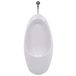 ZNTS Wall Mounted Urinal with Flush System Ceramic 143983