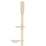ZNTS Cat Tree with Sisal Scratching Posts Beige 260 cm 170671