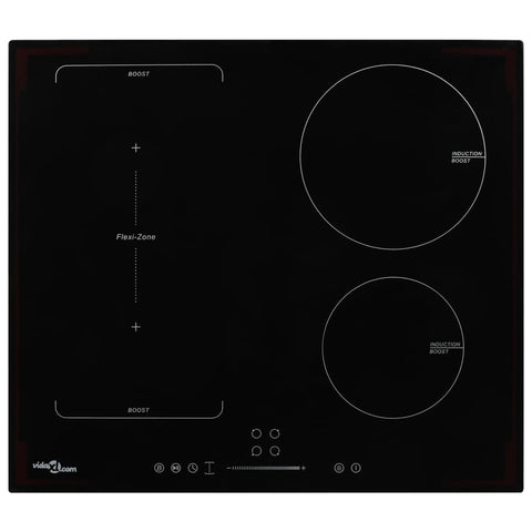 ZNTS Induction Hob with 4 Burners Touch Control Flexible Zone 7000 W 50788