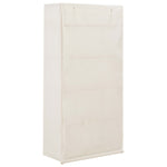 ZNTS Wardrobe White 79x40x170 cm Fabric 248190