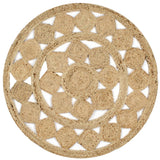 ZNTS Handmade Rug Braided Jute 150 cm 133712