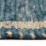 ZNTS Handmade Rug Jute Blue 80x160 cm 133734