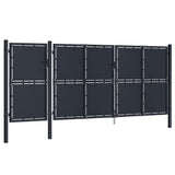 ZNTS Garden Gate Metal 4x2 m Anthracite 144550