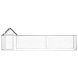 ZNTS Chicken Coop 5x1x1.5 m Galvanised Steel 144555