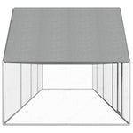 ZNTS Chicken Coop 8x2x2 m Galvanised Steel 144558