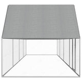 ZNTS Chicken Coop 8x2x2 m Galvanised Steel 144558