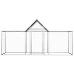 ZNTS Chicken Coop 3x1x1.5 m Galvanised Steel 144559