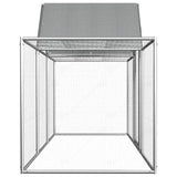ZNTS Chicken Coop 3x1x1.5 m Galvanised Steel 144559
