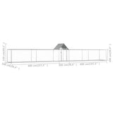 ZNTS Chicken Coop 9x1x1.5 m Galvanised Steel 144561