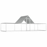 ZNTS Chicken Coop 6x2x2 m Galvanised Steel 144562