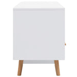 ZNTS TV Cabinet White 160x40x55 cm MDF 247611
