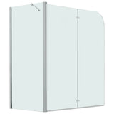 ZNTS Bi-Folding Shower Enclosure ESG 120x68x130 cm 144676