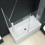 ZNTS Bi-Folding Shower Enclosure ESG 120x68x130 cm 144676