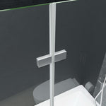 ZNTS Bi-Folding Shower Enclosure ESG 120x68x130 cm 144676