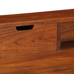 ZNTS Writing Desk 110x50x90 cm Solid Acacia Wood 247937