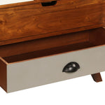 ZNTS Sideboard 115x35x86 cm Solid Acacia Wood 247938