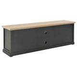 ZNTS TV Cabinet Black 120x30x40 cm Wood 249886