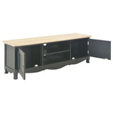 ZNTS TV Cabinet Black 120x30x40 cm Wood 249891
