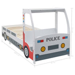 ZNTS Children's Police Car Bed with Desk 90x200 cm 244012