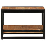 ZNTS Coffee Table 60x60x40 cm Solid Acacia Wood 247586