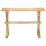 ZNTS Dining Table 140x70x76 cm Solid Mango Wood 247592