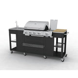 ZNTS Outdoor Kitchen Barbecue Montana 4 Burners 40426