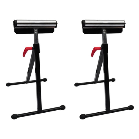 ZNTS Set of 2 Adjustable Roller Stands 140162