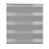 ZNTS Zebra Blind 120 x 230 cm Grey 240219