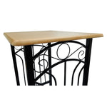 ZNTS Breakfast/Dinner Table Dining Set MDF with Black 240095