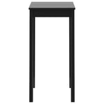 ZNTS Bar Table MDF Black 55x55x107 cm 240379