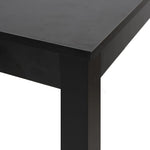 ZNTS Bar Table MDF Black 55x55x107 cm 240379